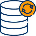 Icon Eine regelmäßige Datenbanksicherung nach vereinbarten Regeln und Zeitplänen